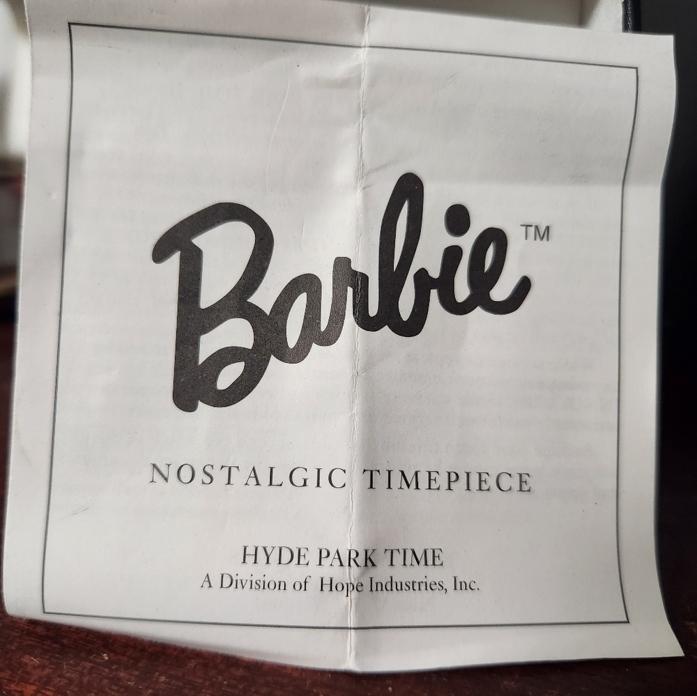 Barbie nostalgia timepiece
